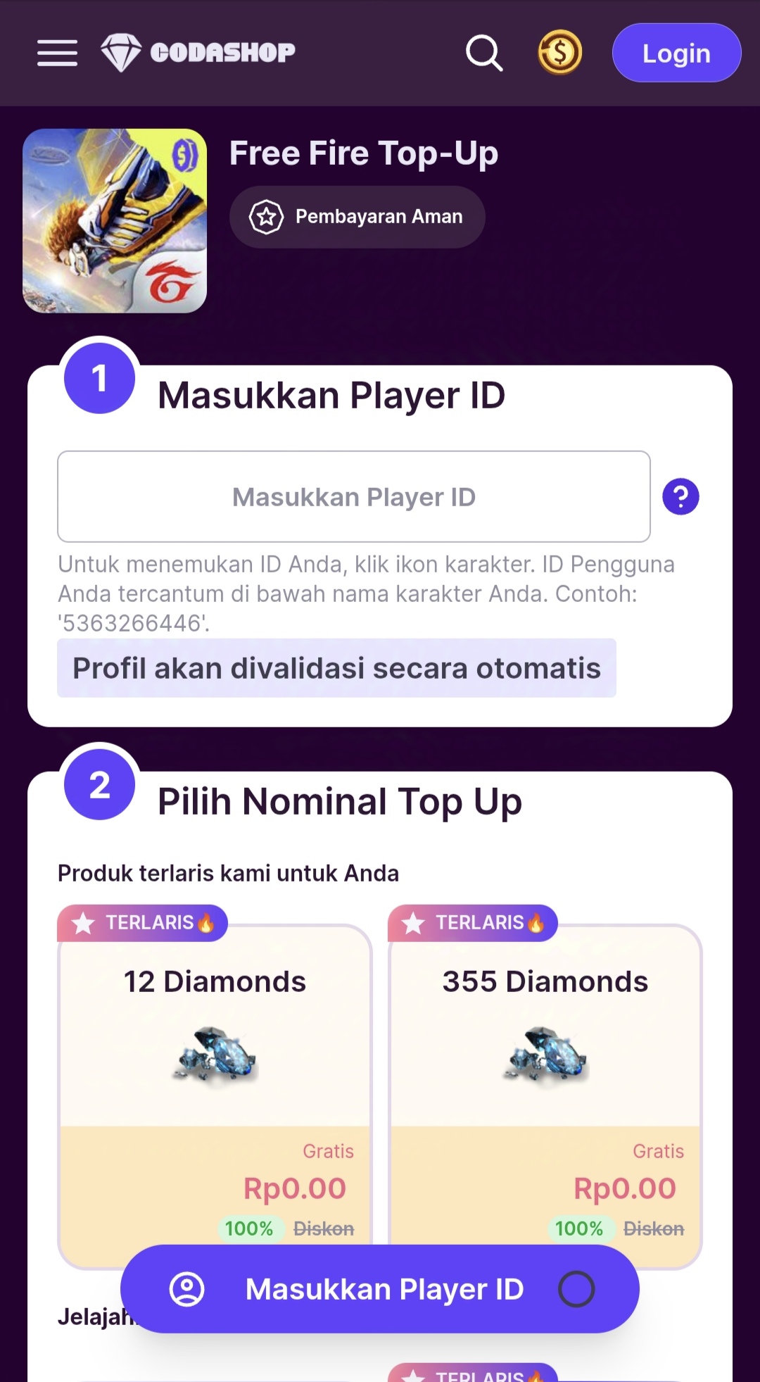 CODA FF V1 VERSI INDO