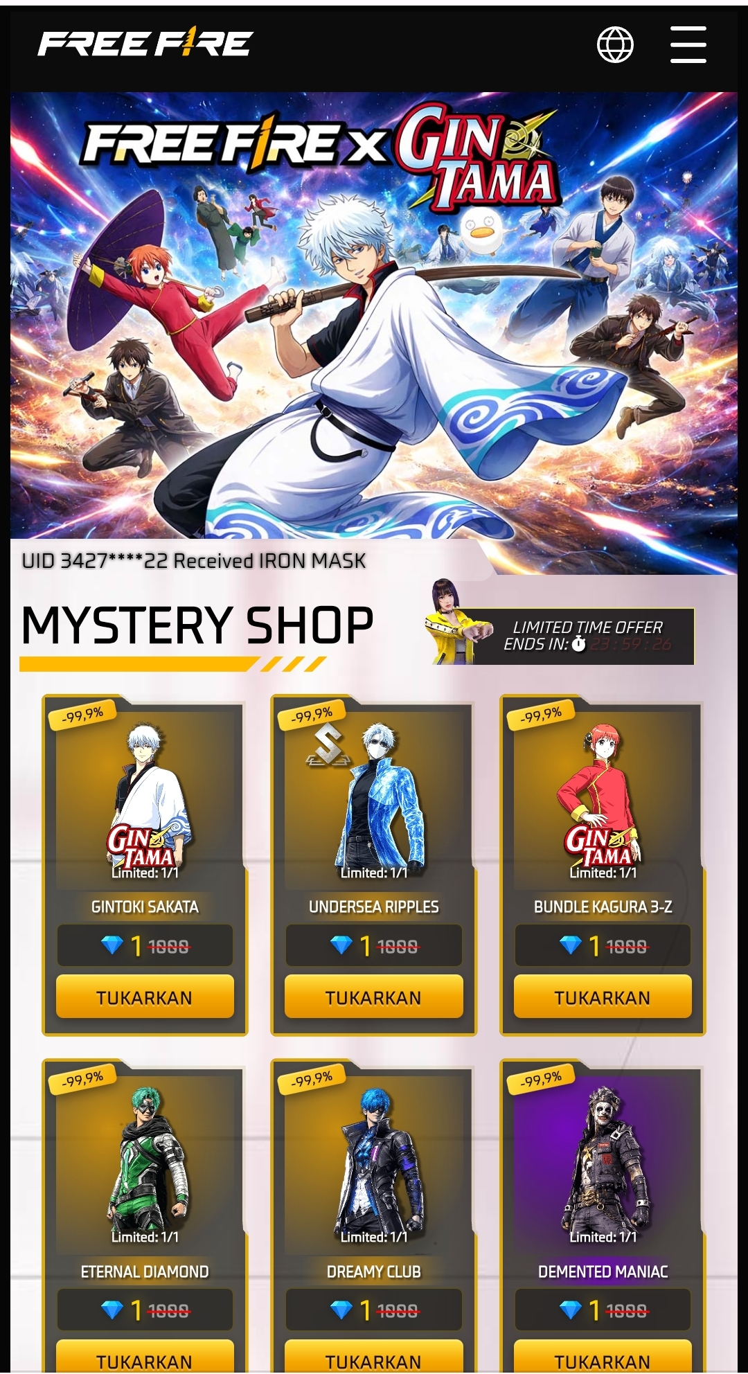 FF MYSTERY GINTAMA