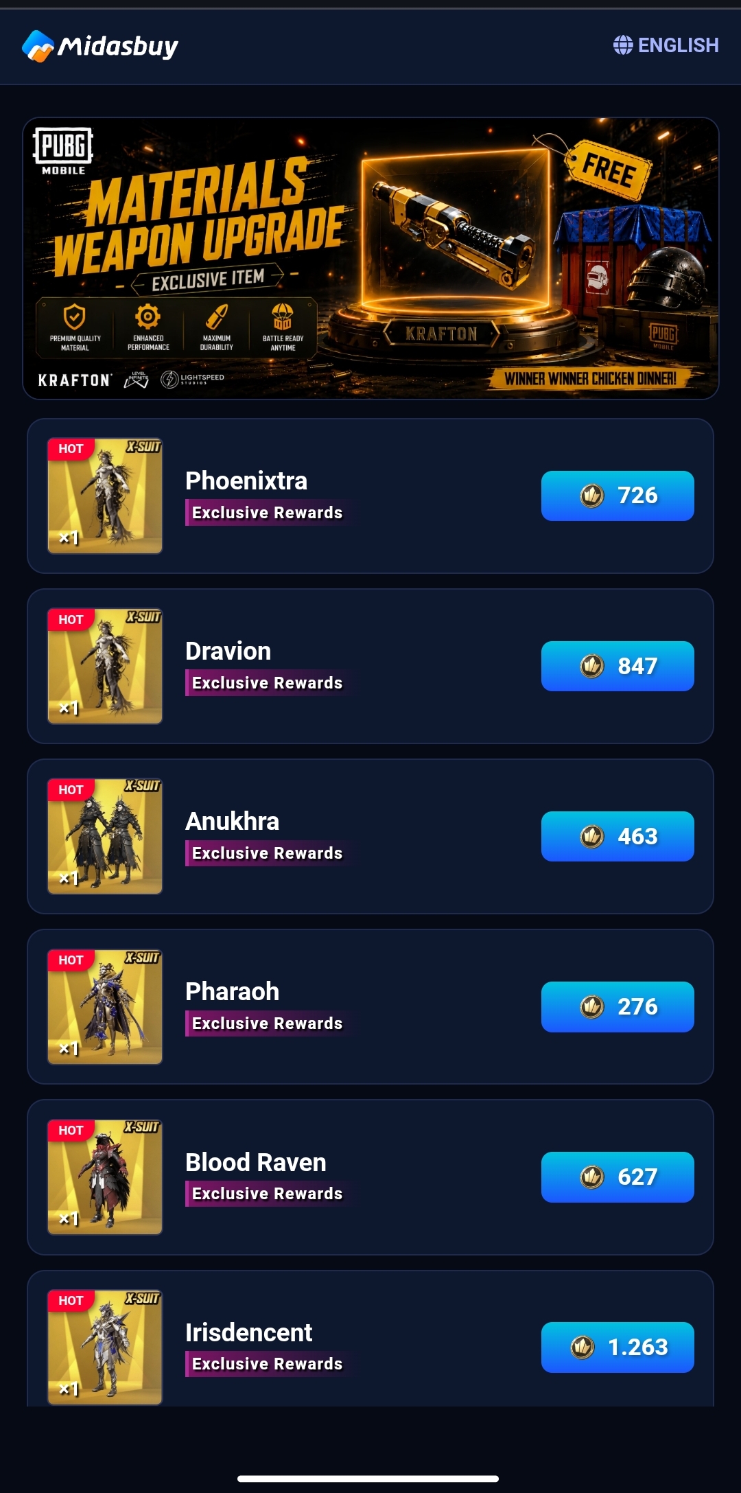 MIDAS NEW MATERIALS TRUE ID